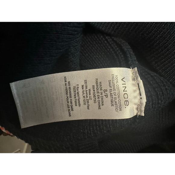 Vince Geo Jacquard Long-Sleeve Crewneck Sweater Size Small - Picture 4 of 6